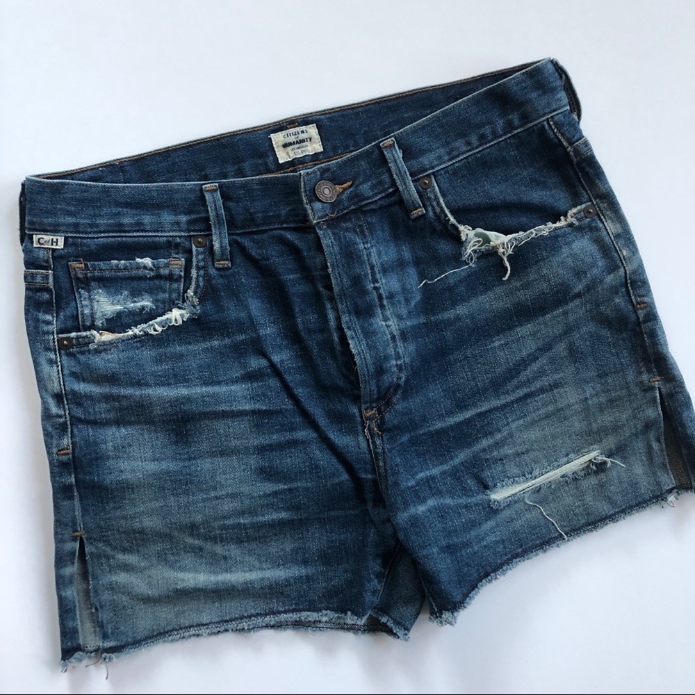 Citizens of Humanity cutoff denim shorts